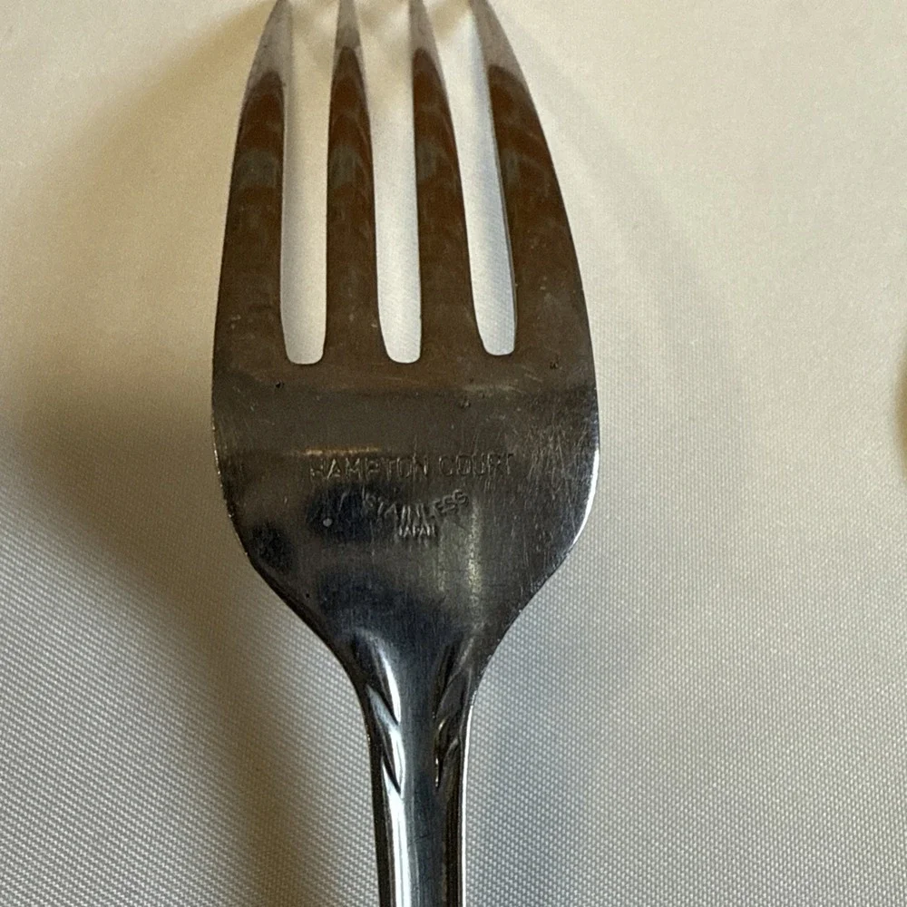 Hampton Court Stainless Japan Flatware‎ Forks Spoon Lot of 8